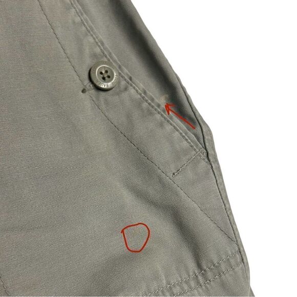 Eddie Bauer Gray High Waisted Straight Leg Cargo Style Pants Grey Loose Fit - Picture 12 of 12